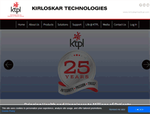 Tablet Screenshot of kirloskarmedical.com